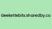 Geekettebits.sharedby.co Coupon Codes