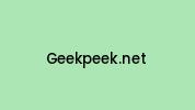 Geekpeek.net Coupon Codes