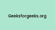 Geeksforgeeks.org Coupon Codes