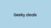 Geeky.deals Coupon Codes