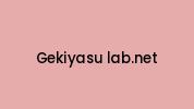 Gekiyasu-lab.net Coupon Codes