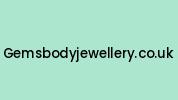 Gemsbodyjewellery.co.uk Coupon Codes