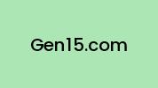 Gen15.com Coupon Codes