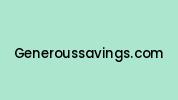 Generoussavings.com Coupon Codes