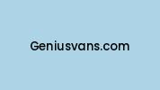 Geniusvans.com Coupon Codes