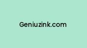 Geniuzink.com Coupon Codes