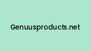Genuusproducts.net Coupon Codes