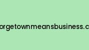 Georgetownmeansbusiness.com Coupon Codes