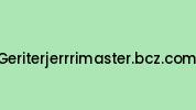 Geriterjerrrimaster.bcz.com Coupon Codes
