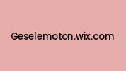 Geselemoton.wix.com Coupon Codes