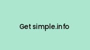 Get-simple.info Coupon Codes