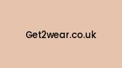 Get2wear.co.uk Coupon Codes