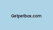 Getpetbox.com Coupon Codes
