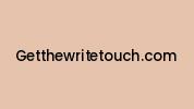 Getthewritetouch.com Coupon Codes