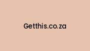 Getthis.co.za Coupon Codes
