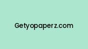 Getyopaperz.com Coupon Codes