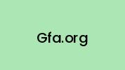 Gfa.org Coupon Codes
