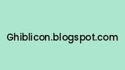 Ghiblicon.blogspot.com Coupon Codes