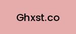 ghxst.co Coupon Codes