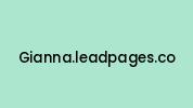 Gianna.leadpages.co Coupon Codes
