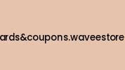 Giftcardsandcoupons.waveestore.com Coupon Codes