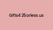 Gifts4-25orless.us Coupon Codes