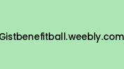 Gistbenefitball.weebly.com Coupon Codes