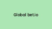 Global-bet.io Coupon Codes