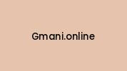 Gmani.online Coupon Codes
