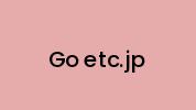 Go-etc.jp Coupon Codes