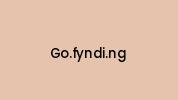 Go.fyndi.ng Coupon Codes