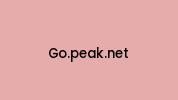 Go.peak.net Coupon Codes