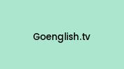 Goenglish.tv Coupon Codes