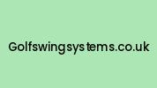 Golfswingsystems.co.uk Coupon Codes