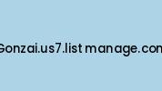 Gonzai.us7.list-manage.com Coupon Codes