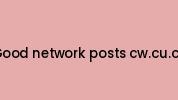 Good-network-posts-cw.cu.cc Coupon Codes
