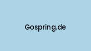 Gospring.de Coupon Codes