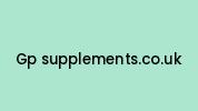 Gp-supplements.co.uk Coupon Codes