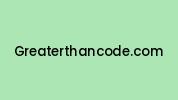 Greaterthancode.com Coupon Codes