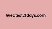 Greatest21days.com Coupon Codes