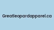 Greatleopardapparel.ca Coupon Codes