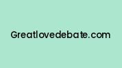 Greatlovedebate.com Coupon Codes
