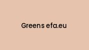 Greens-efa.eu Coupon Codes