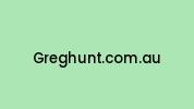 Greghunt.com.au Coupon Codes