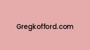 Gregkofford.com Coupon Codes