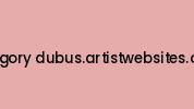 Gregory-dubus.artistwebsites.com Coupon Codes