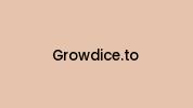 Growdice.to Coupon Codes