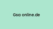 Gsa-online.de Coupon Codes