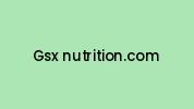 Gsx-nutrition.com Coupon Codes