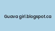 Guava-girl.blogspot.ca Coupon Codes
